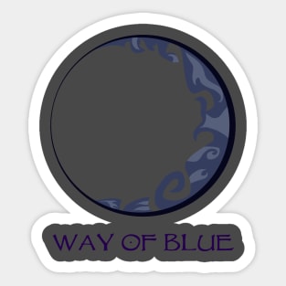 Way of Blue - text Sticker